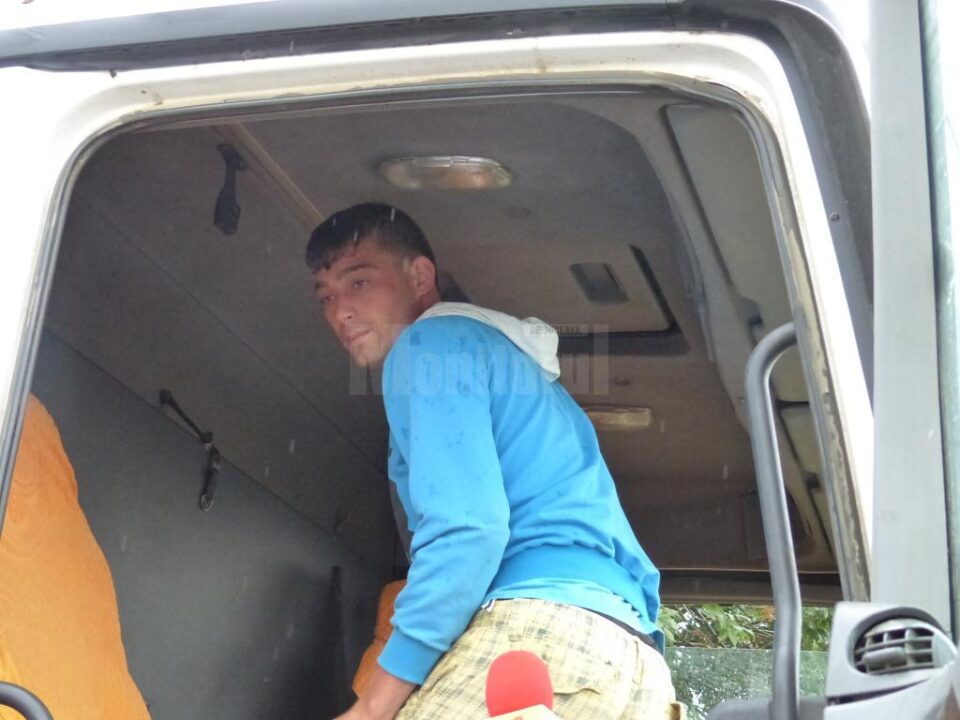 Șoferul basculantei