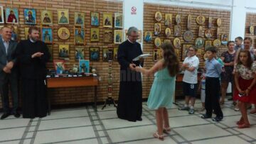 92 de copii au participat la Tabăra de creație „Micii iconari”, ediția a V-a, organizată la Adâncata