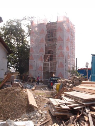 Lucrări realizate în cadrul proiectului derulat în ansamblul monumental Biserica Sf. Simion-Turnul Roșu