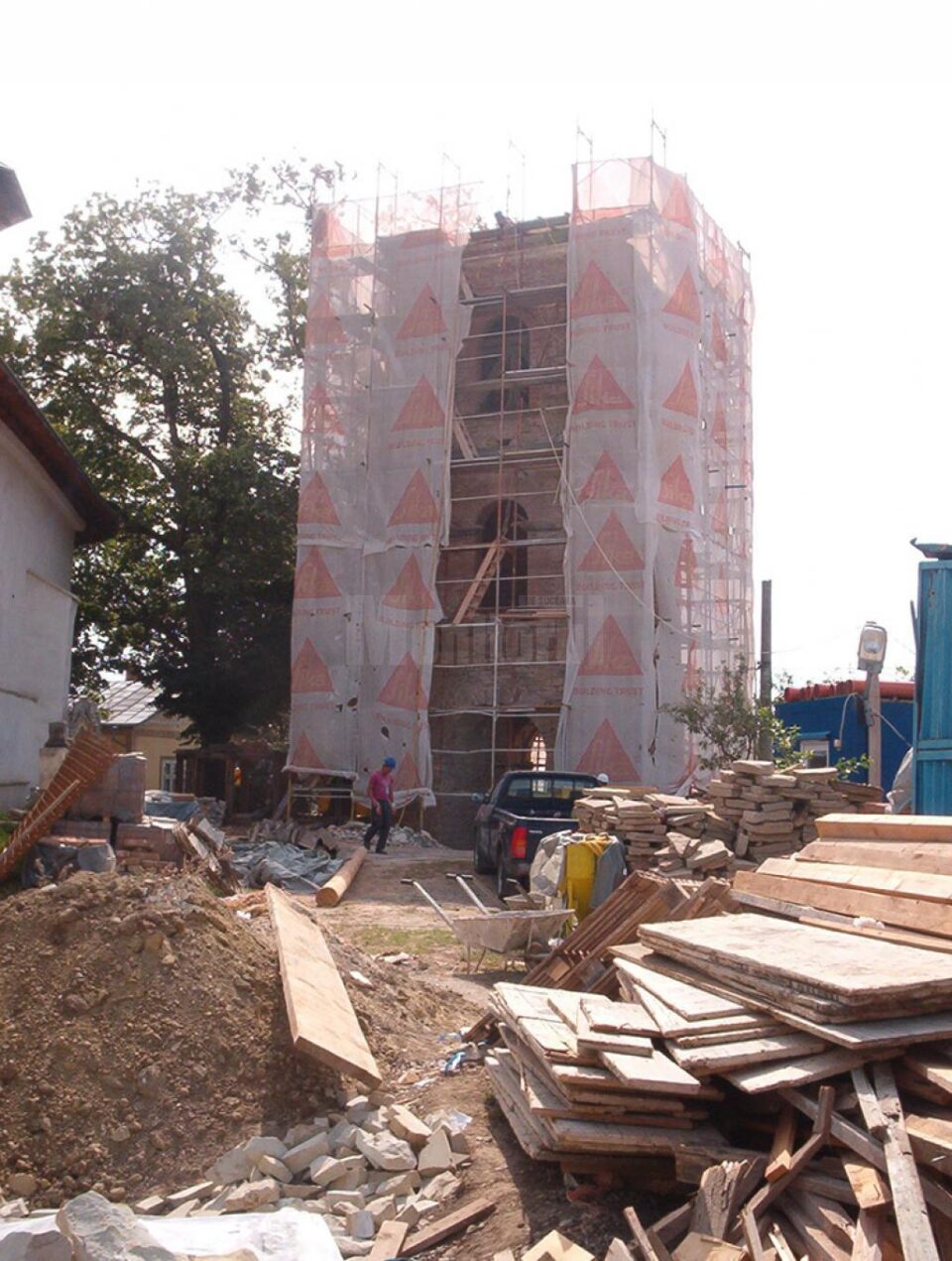 Lucrări realizate în cadrul proiectului derulat în ansamblul monumental Biserica Sf. Simion-Turnul Roșu