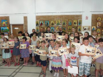 92 de copii au participat la Tabăra de creație „Micii iconari”, ediția a V-a, organizată la Adâncata