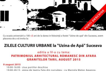 Zilele Culturii Urbane la „Uzina de Apă” Suceava