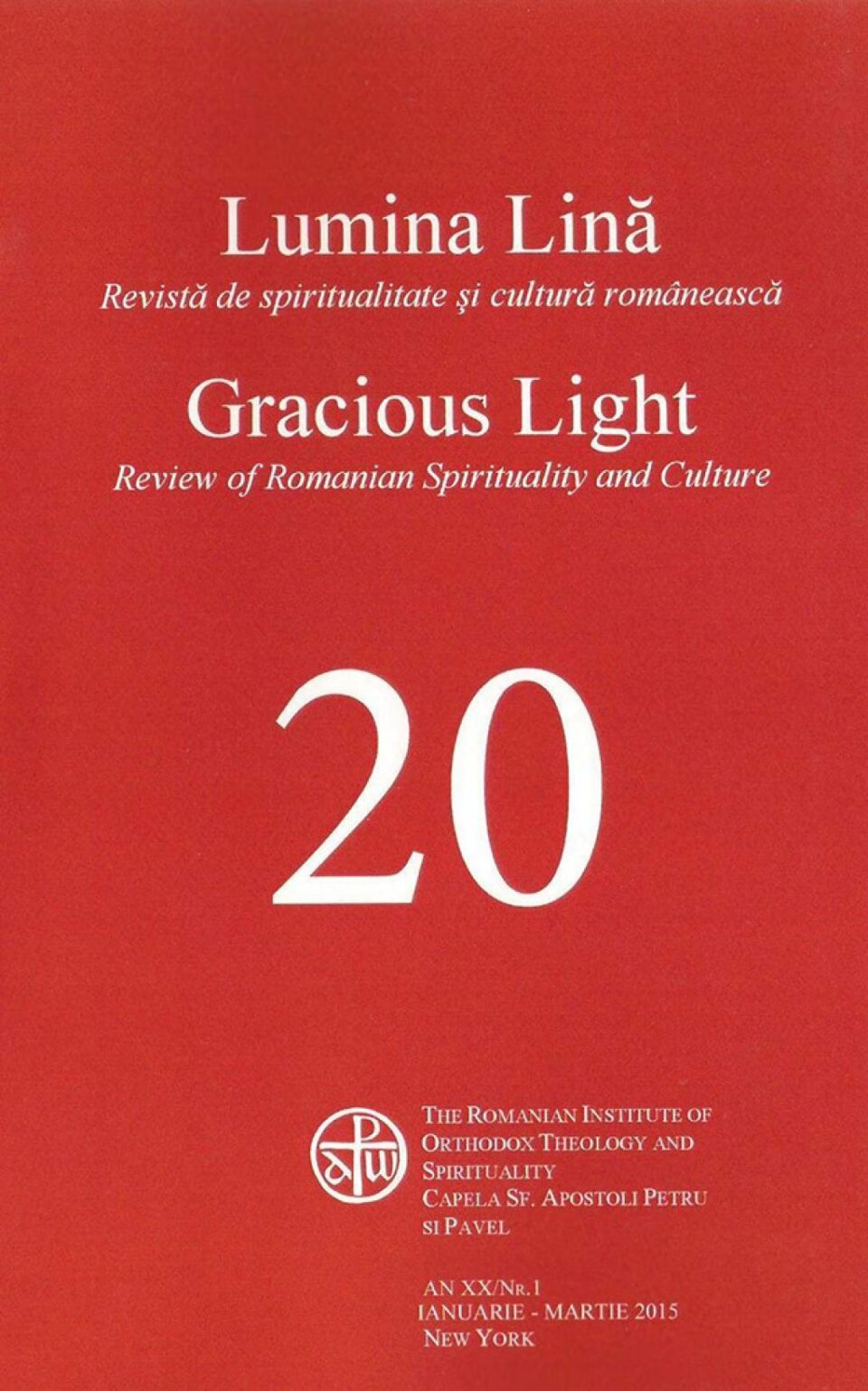 Revista de spiritualitate și cultură românească Lumina Lină
