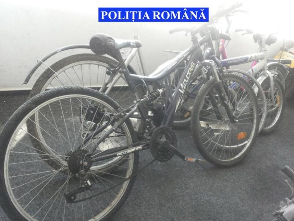 O parte din bicicletele recuperate de la hoț