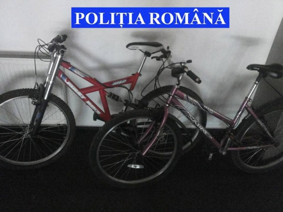 O parte din bicicletele recuperate de la hoț