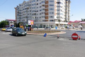 Asfaltările din zona intersecției Mărășești au dat peste cap traficul rutier la începutul săptămânii