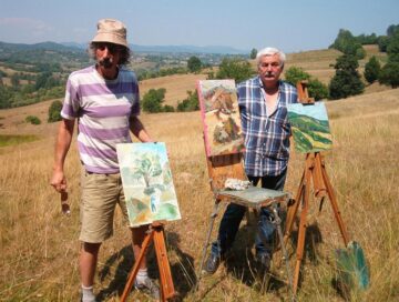Membrii Grupului artistic independent Domino au interacționat cu participanții taberei