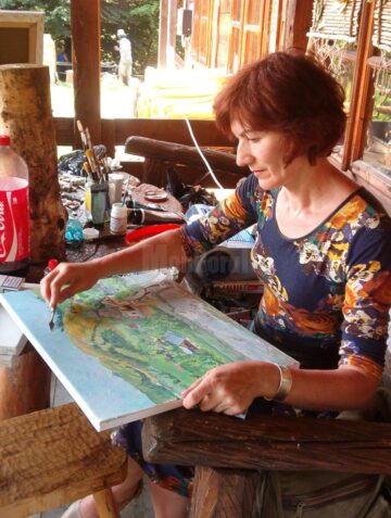 Artista plastică Aftinia Neli Vasile