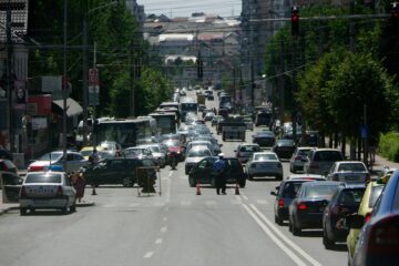 Asfaltările din zona intersecției Mărășești au dat peste cap traficul rutier la începutul săptămânii