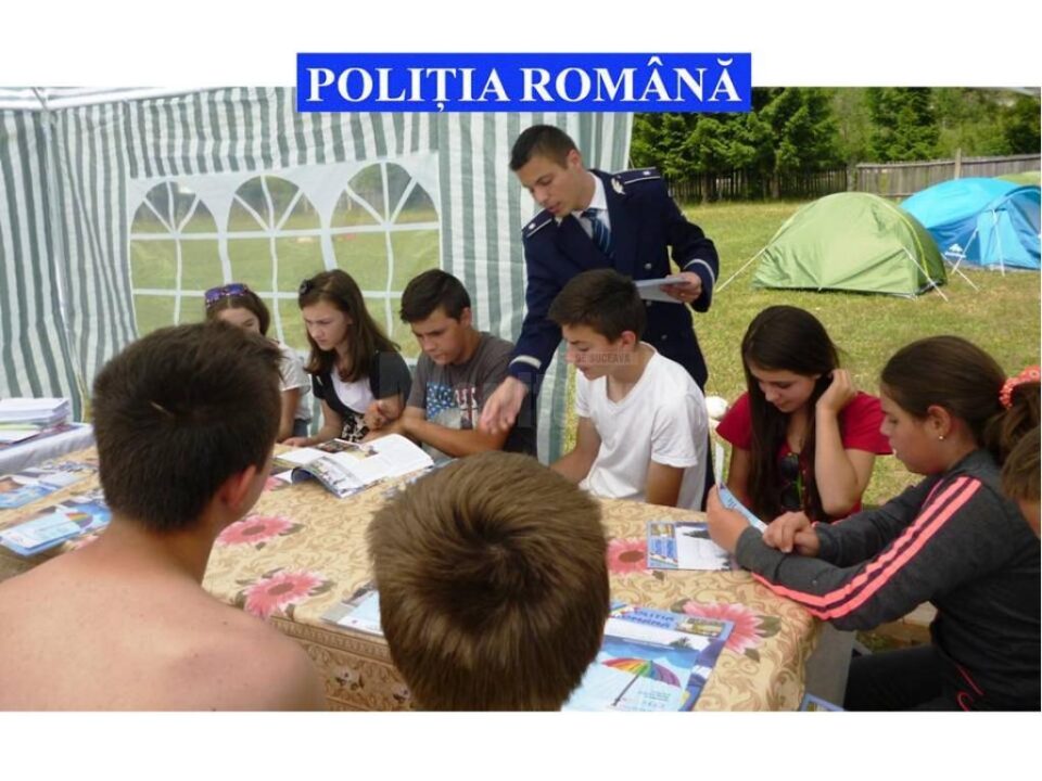 Tabere pentru copii organizate de IPJ Suceava și Romanian Children’s Humanitarian Foundation