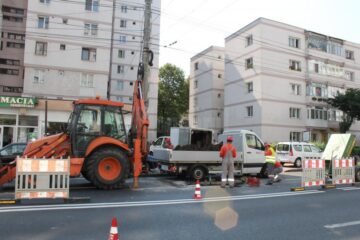 Conductă de gaz fisurată în cartierul George Enescu