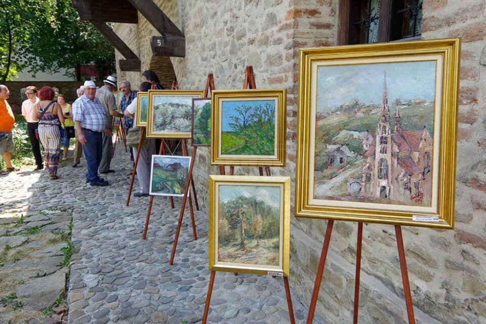 Prima expoziție a Grupului artistic Independent Domino, în incinta Hanului Domnesc