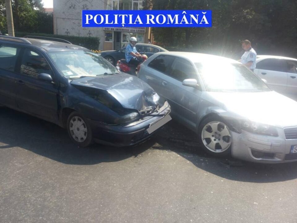 Poliția a folosit acest accident pentru a le recomanda șoferilor să țină cont doar de regulile de circulație