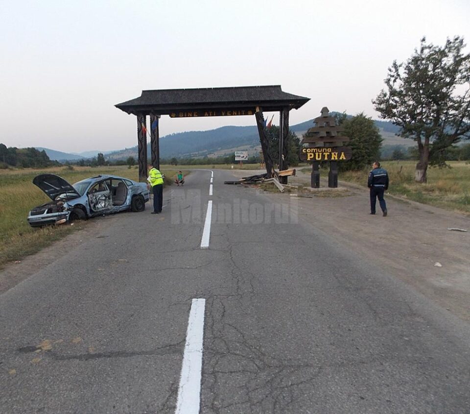 Accidentul mortal de la intrarea în comuna Putna