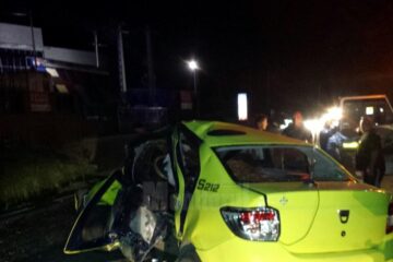 Taxiul implicat în accident