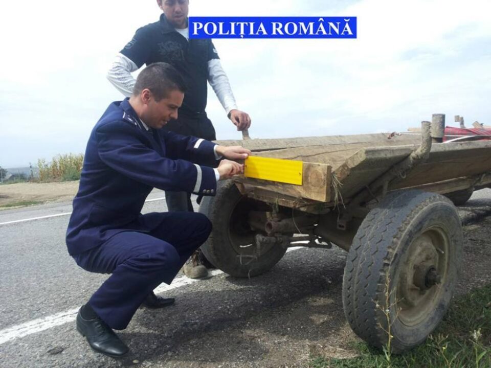 Acțiune a ploliției de informare și responsabilizare a căruțașilor
