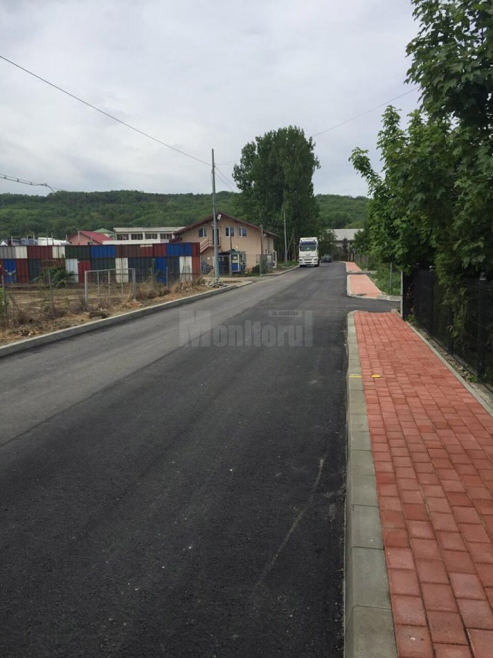 Strada Ștrandului a fost refăcută după o lungă perioadă de așteptare