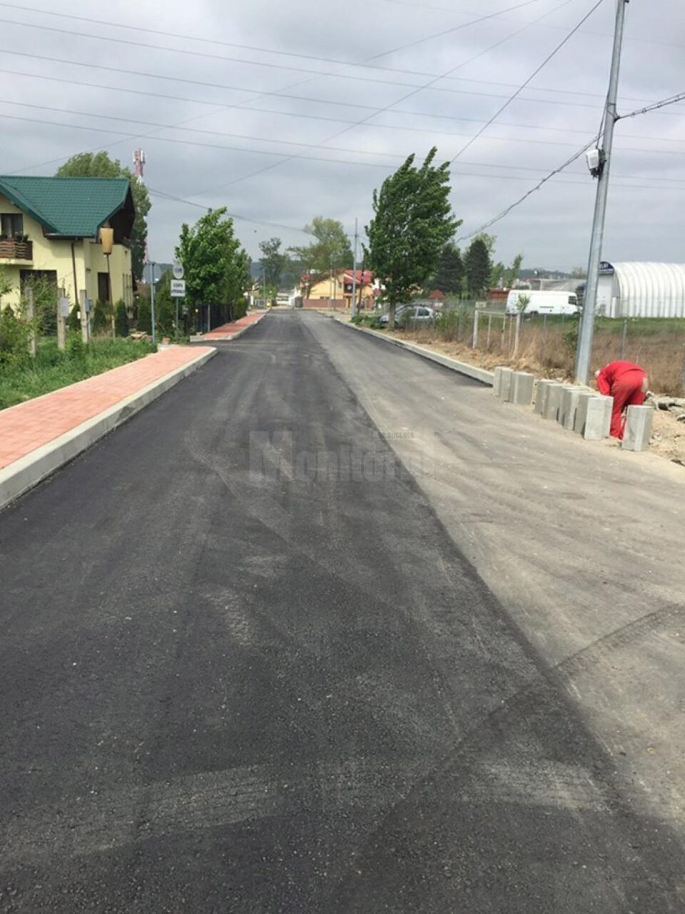 Strada Ștrandului a fost refăcută după o lungă perioadă de așteptare