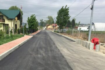 Strada Ștrandului a fost refăcută după o lungă perioadă de așteptare