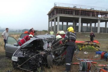 Accidentul în care au murit două femei care se aflau într-un autoturism care se deplasa regulamentar și a fost lovit de un vehicul greu scăpat de sub control