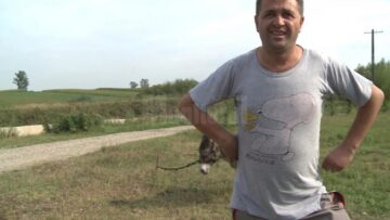 Părinții celor trei frați amărâți care înduioșează trecătorii cu o pancartă pe care scrie „1 leu poza”, așteptați la sediul Protecției Copilului pentru consiliere
