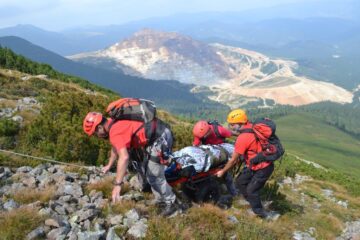 Exercițiu complex al serviciilor de urgență, în masivul Călimani