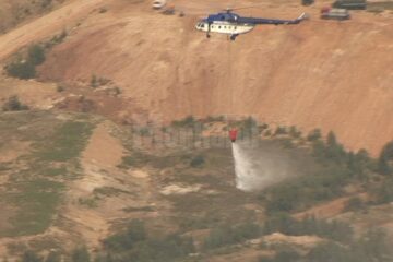 Stingerea incendiului care amenința întreaga rezervație naturală