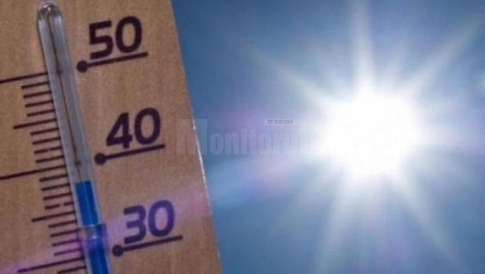 Suceava, sub cod portocaliu de caniculă