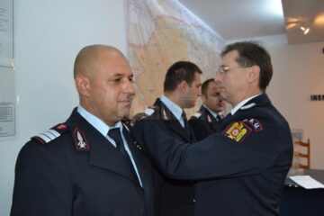 Mai mulți angajați ai Inspectoratului pentru Situații de Urgență „Bucovina” Suceava au fost avansați în grad ieri cu ocazia Zilei Pompierilor