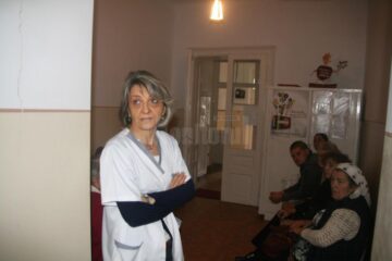 Dr. Tudoraș cu pacienții