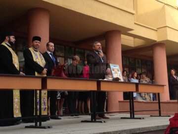 Deputatul PNL de Suceava Ioan Balan la Școala Gimnazială nr. 9