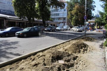 Asfaltări și refaceri de trotuare în zona centrală a Sucevei