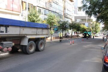 Asfaltări și refaceri de trotuare în zona centrală a Sucevei