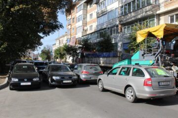 Asfaltări și refaceri de trotuare în zona centrală a Sucevei