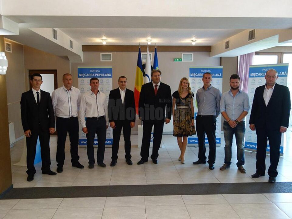 Corneliu Popovici alături de noua echipă de conducere a PMP Câmpulung Moldovenesc