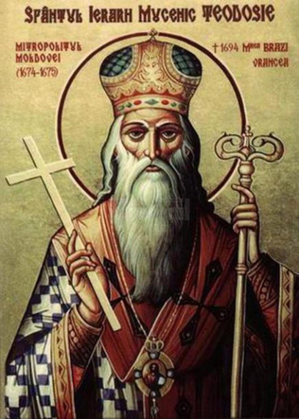 Sfântul Ierarh Mucenic Teodosie de la Mănăstirea Brazi