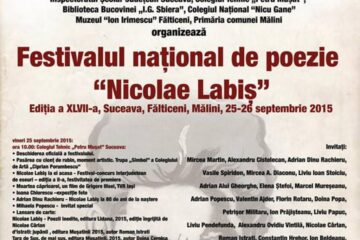 Festivalul național de poezie „Nicolae Labiș”, ediția a XLVII-a, la Suceava, Fălticeni și Mălini