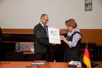 Colegiul Național „Eudoxiu Hurmuzachi”, școală-partener a Republicii Federale Germania