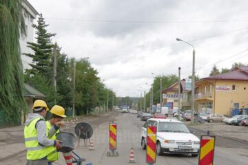 Lucrările de înlocuire a conductelor de apă - canalizare de pe Traian Vuia au început anemic și foarte târziu