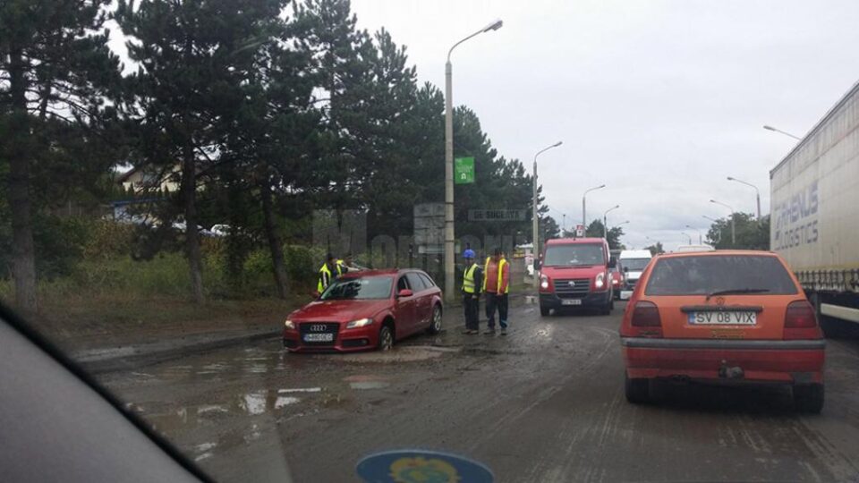 Lucrări capcană pe strada Traian Vuia, cea mai distrusă arteră rutieră din Suceava