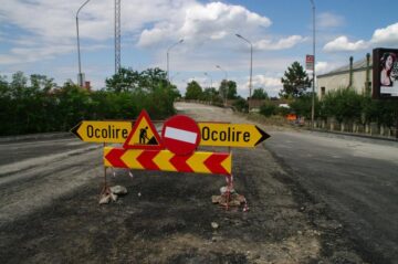 Lucrări de reabilitare la pasajul superior CF Ițcani
