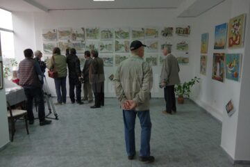 Grafică și pictură semnate de artistul Anghel-Vasile Siminiuc, sub genericul „Expo Art – 66”