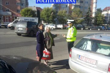 Polițiștii s-au axat ieri doar pe prevenire, pietonii primind sfaturi și pliante chiar dacă au traversat neregulamentar