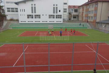 Terenul de handbal este finalizat în proporție de 100%