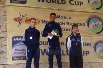 Andrei Dorin Rusu și Gabriel Bularda au urcat pe primele două trepte pe podiumul Cupei Mondiale la Alergare Montană juniori