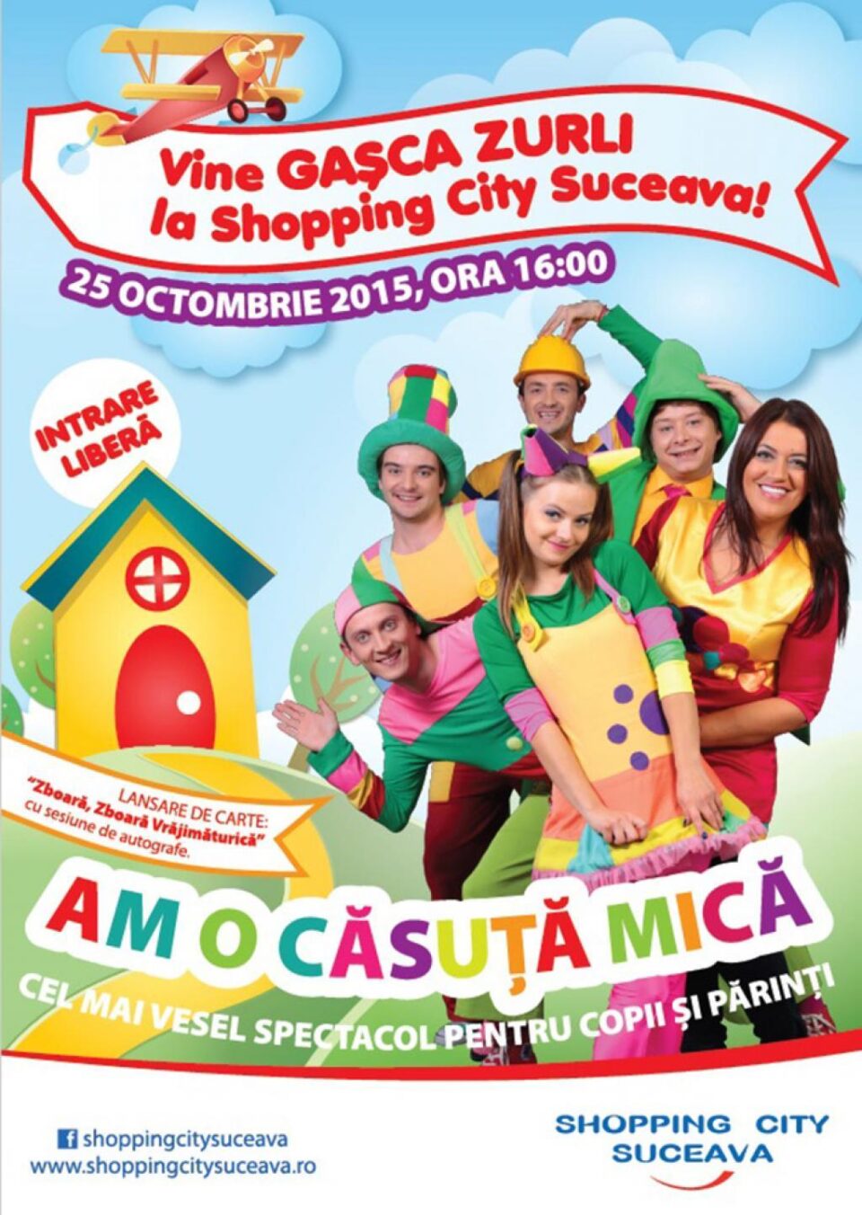 Spectacol pentru copii organizat de Gașca Zurli, la Shopping City Suceava