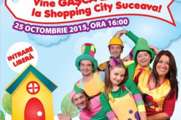 Spectacol pentru copii organizat de Gașca Zurli, la Shopping City Suceava