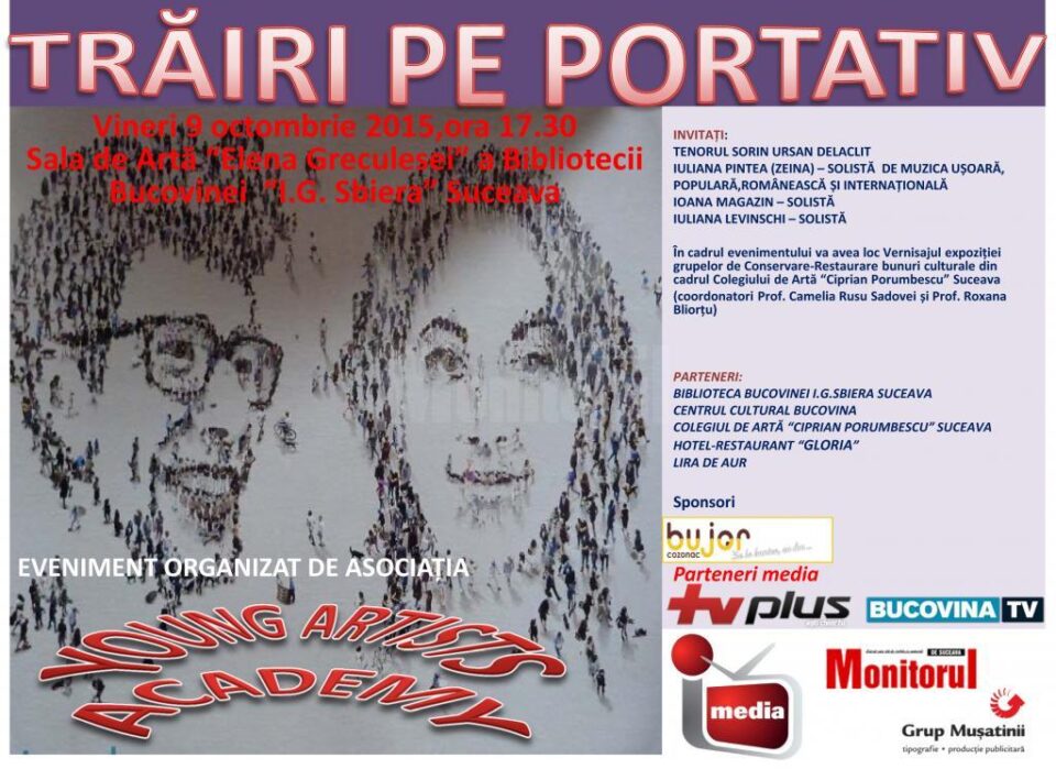 „Trăiri pe portativ”, la Biblioteca Bucovinei