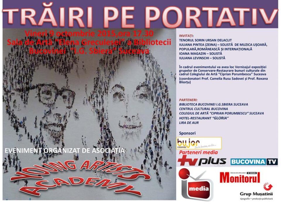 „Trăiri pe portativ”, la Biblioteca Bucovinei