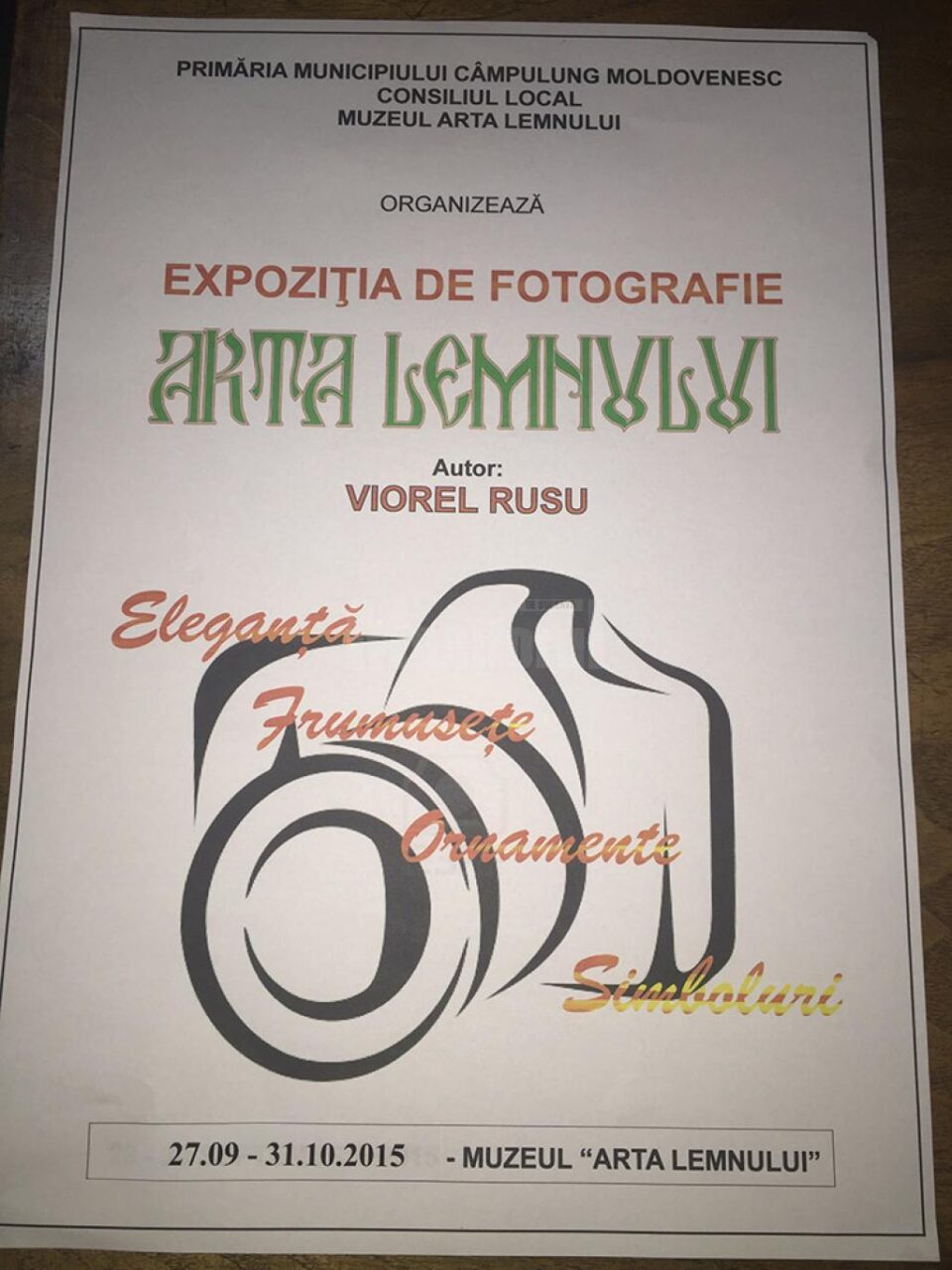 Expoziția de fotografie „Arta Lemnului”, la Câmpulung Moldovenesc
